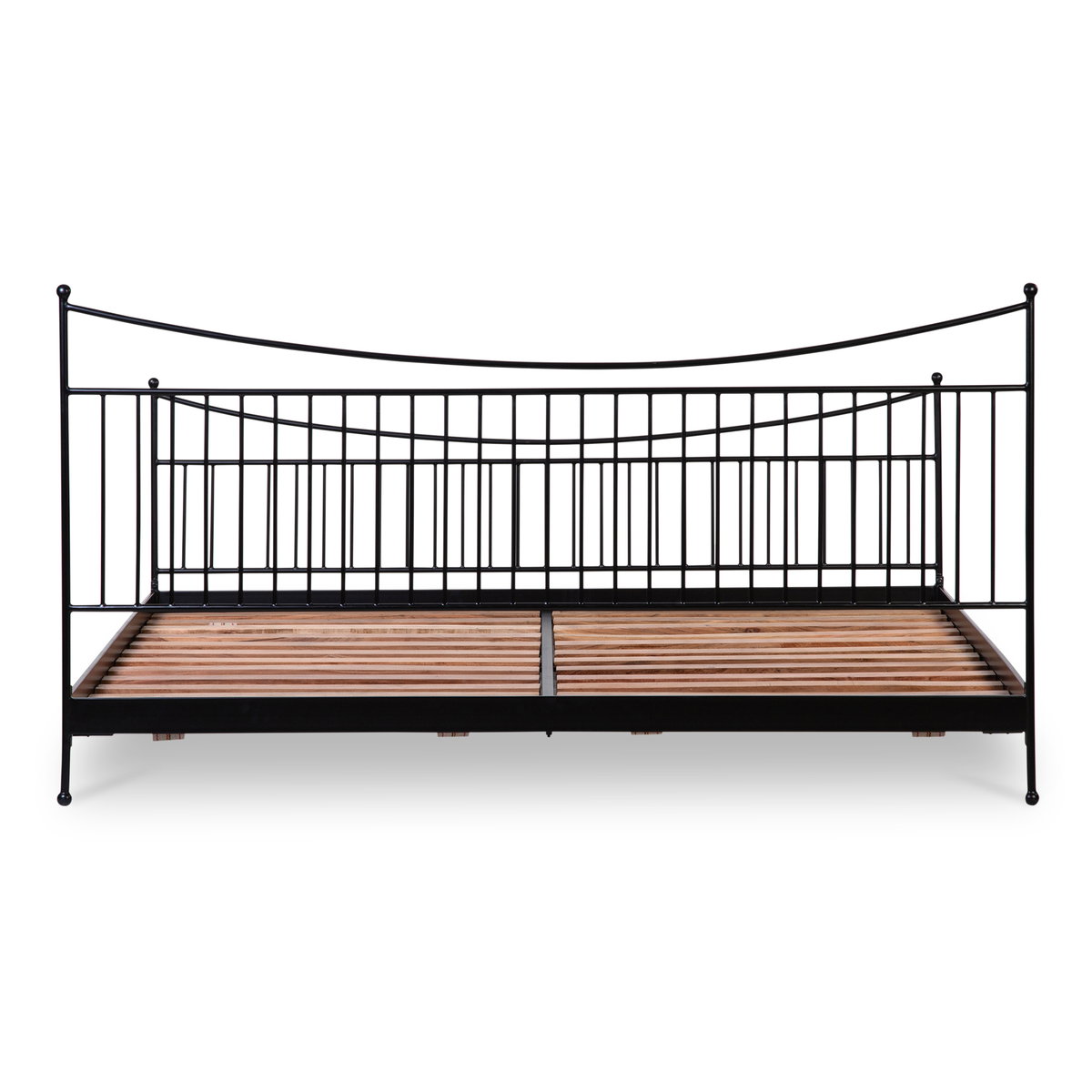 Monet King Bed Black, by Moe's Home, 78.5" width x 42" height x 83.35" depth View 5