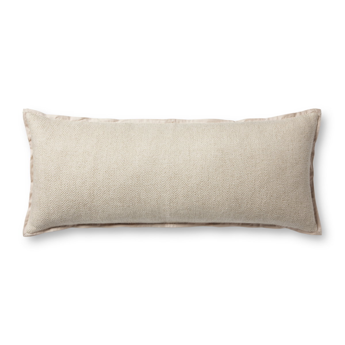 Jean Stoffer x Loloi Oatmeal Pillow, Decorative Pillow, 13" length x 35" width View 1
