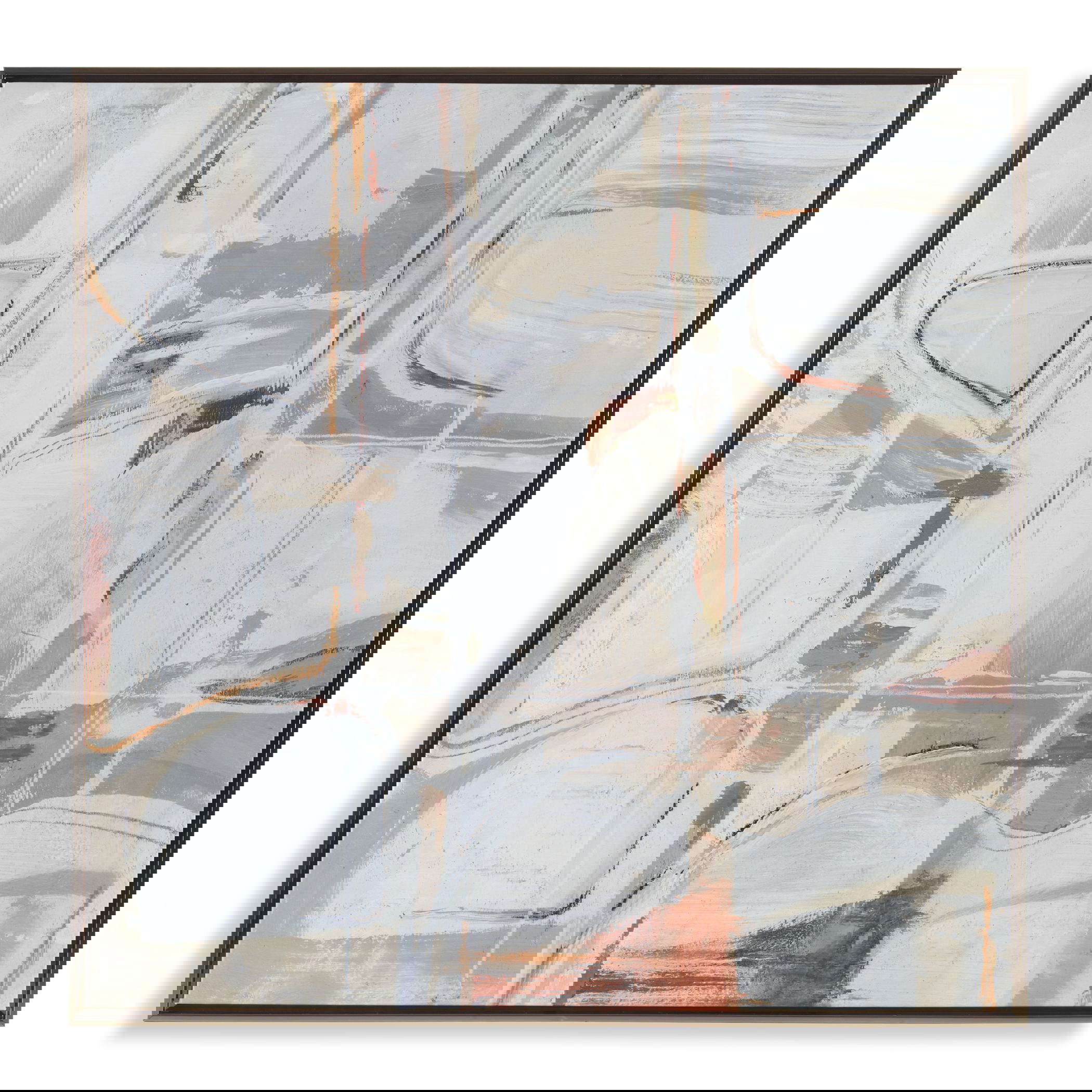 Neutral Nirvana Abstract Canvas Art large image 