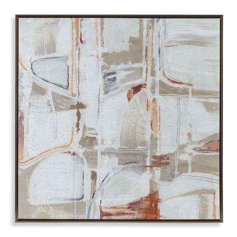 Neutral Nirvana Abstract Canvas Art