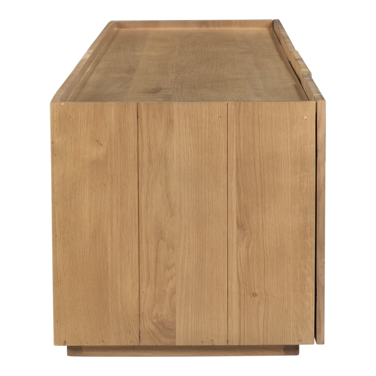 Plank Media Cabinet Natural, Media Console by Moe's Home, 72" width x 18" height x 19" depth View 3