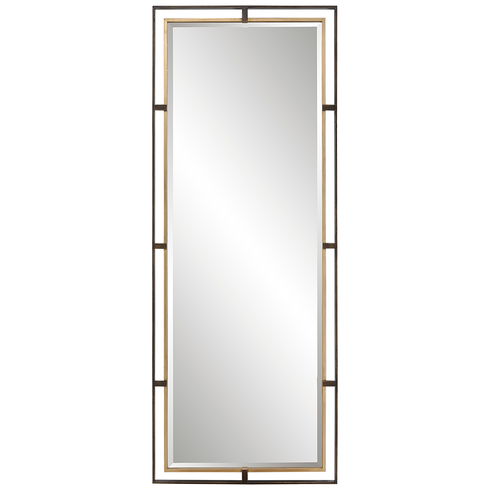 Carrizo Tall Bronze & Gold Mirror