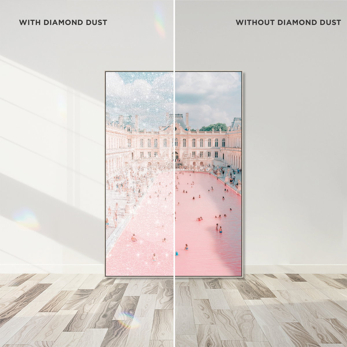 Pink Pool (Diamond Dust), Art by Oliver Gal,  30x45 View 5