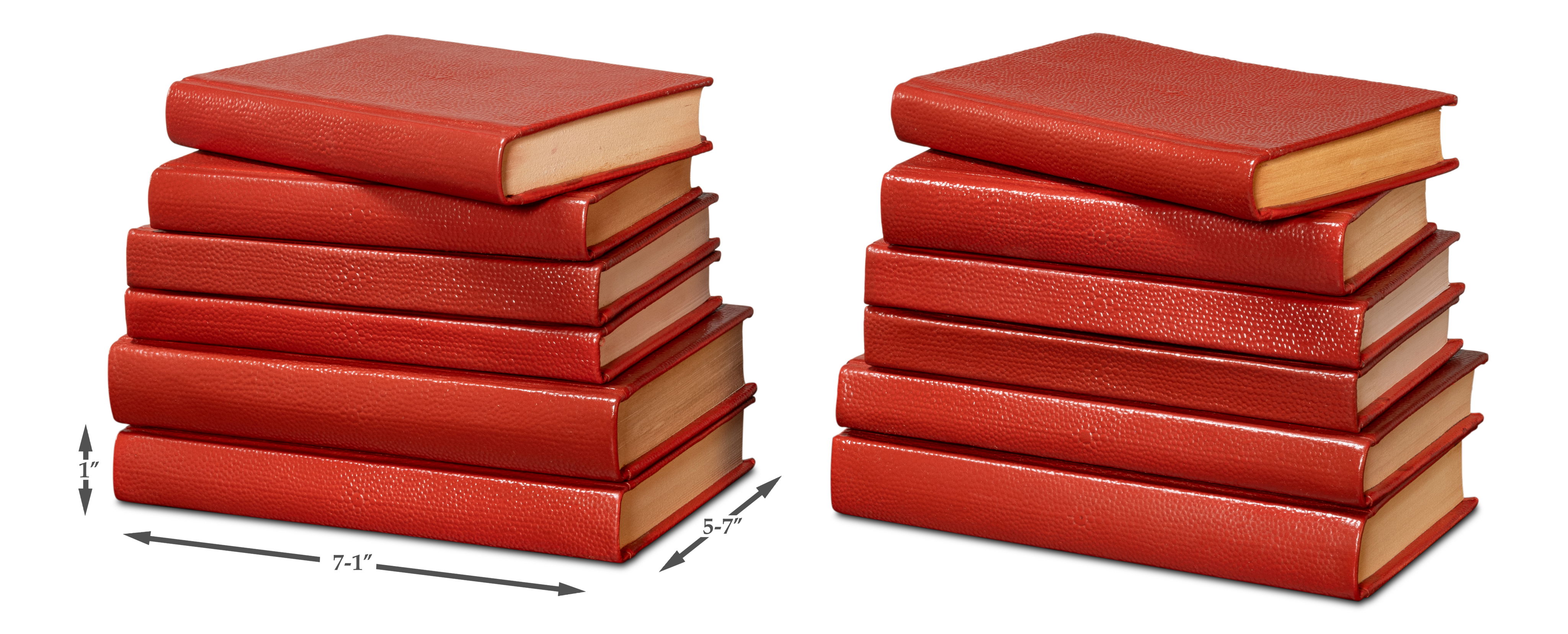 Shagreen Books, Set Of 12, Rooibos Tea, Decor by Sarreid, 45848" length x 1" width x 45784" height View 13