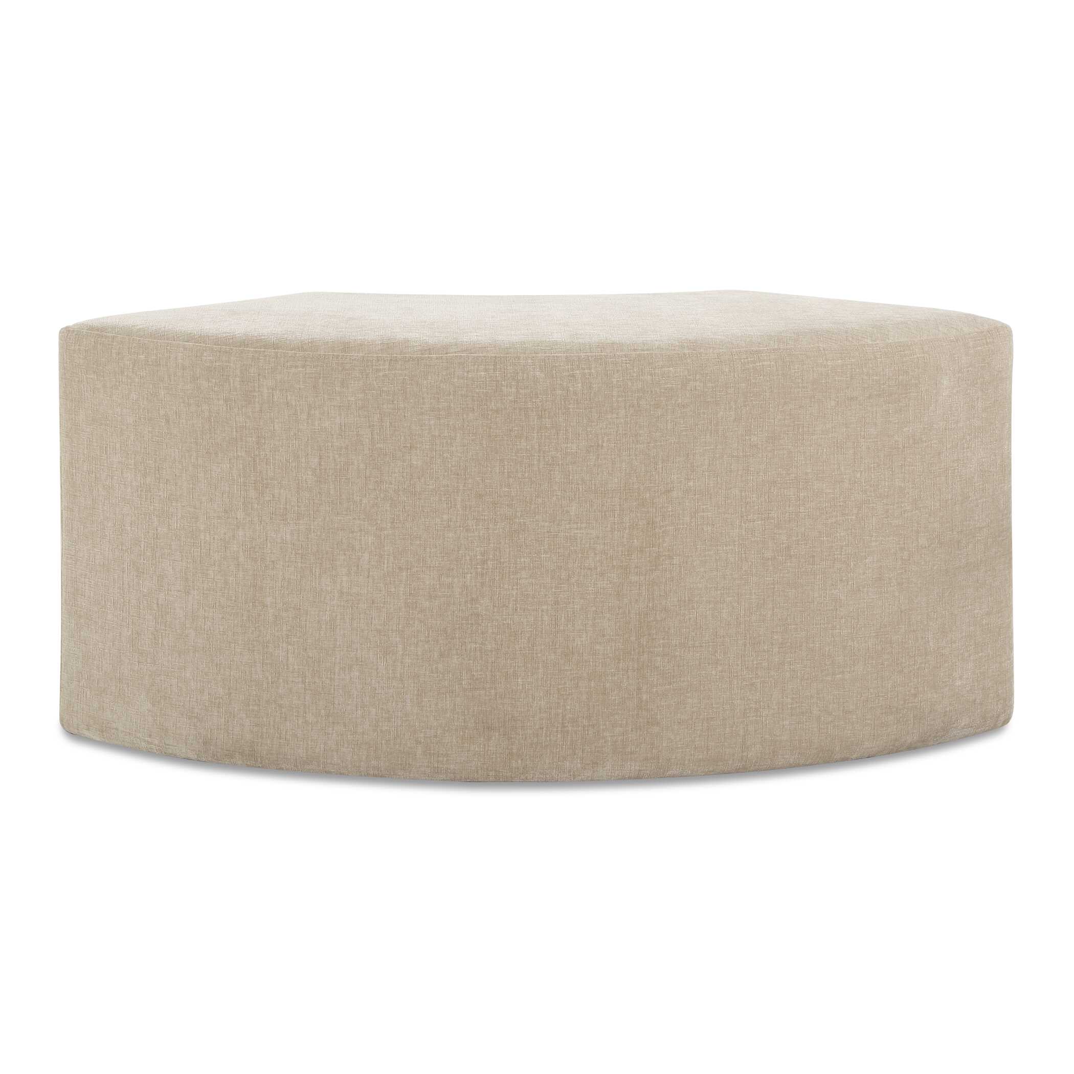 Khai Rounded Plush Dining Bench, Furniture by Uttermost, 44.5" width x 20" height x 19" depth View 1