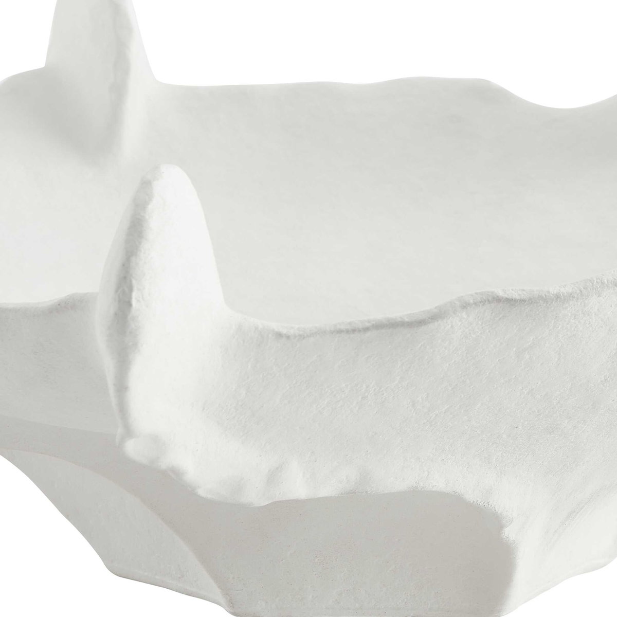 Coral Mirage White Outdoor Bowl, Decorative by Uttermost, 20.08" width x 20" height x 7" depth View 7