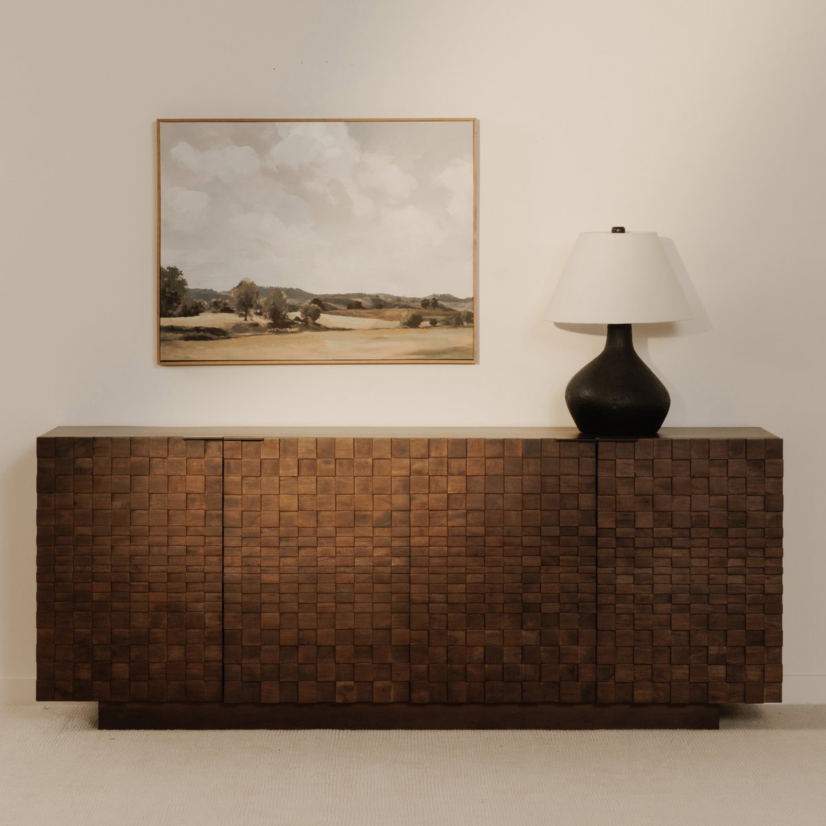 Easton Sideboard Brown, Cabinets & Sideboard by Moe's Home, 75" width x 30" height x 18" depth View 11