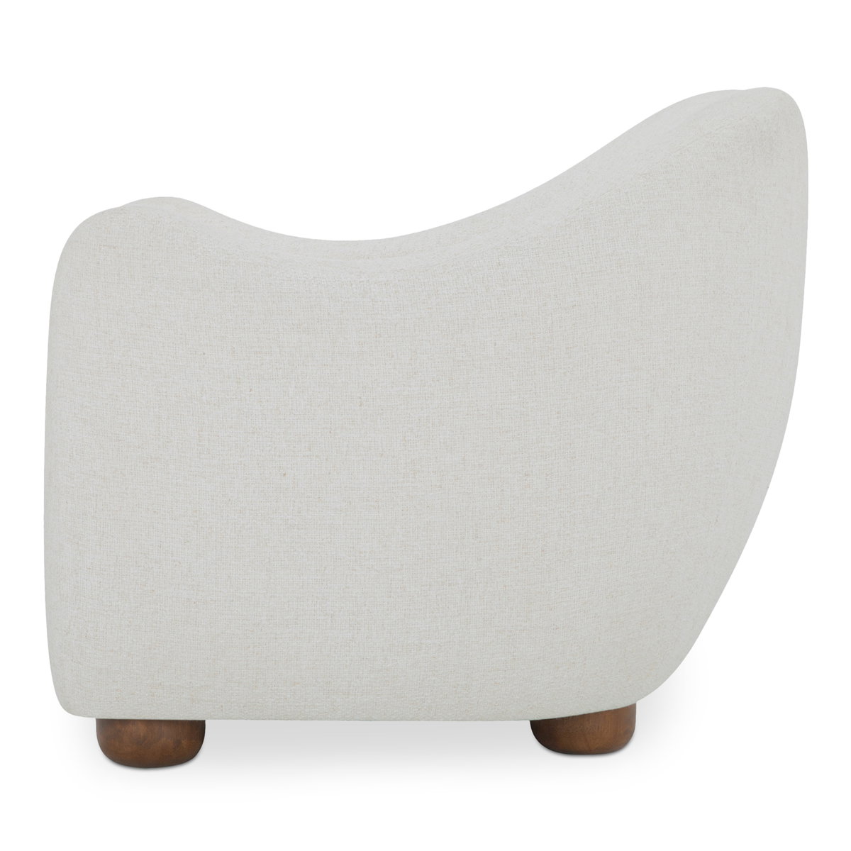 Bria Accent Chair Oatmeal, by Moe's Home, 35" width x 29.6" height x 33.25" depth View 3
