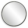 Bonded Round Black Mirror, by Uttermost, 48.87" width x 48.87" height x 2.37" depth thumbnail 1