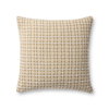 Loloi Natural Pillow, Decorative Pillow, 20" length x 20" width thumbnail 1