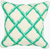 Bamboo Lattice Accent Pillow, Decorative Pillow by Surya, 20" length x 20" width thumbnail
