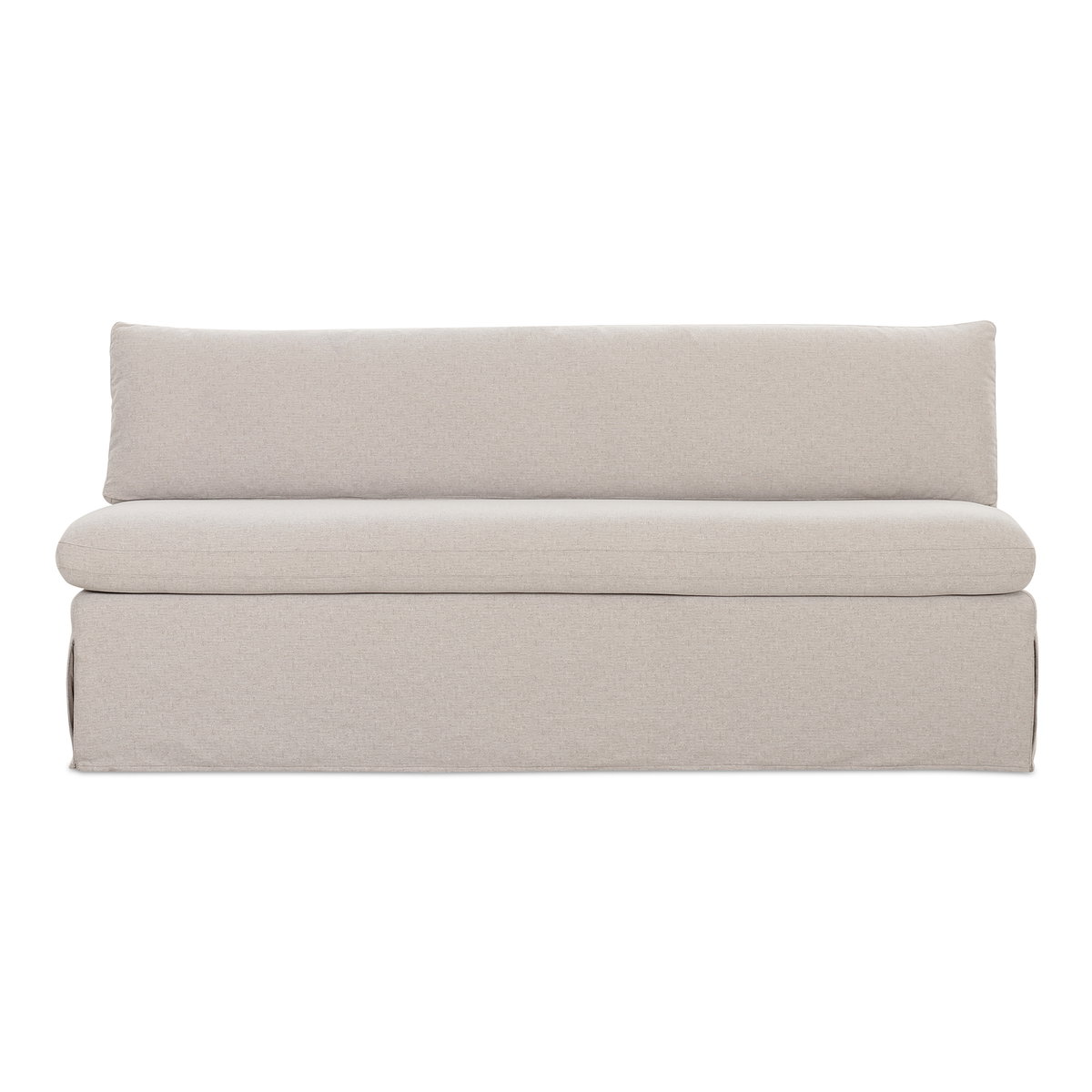 Fable Slipcover Dining Bench Beige, Benche by Moe's Home, 72.75" width x 31.75" height x 28.5" depth View 1