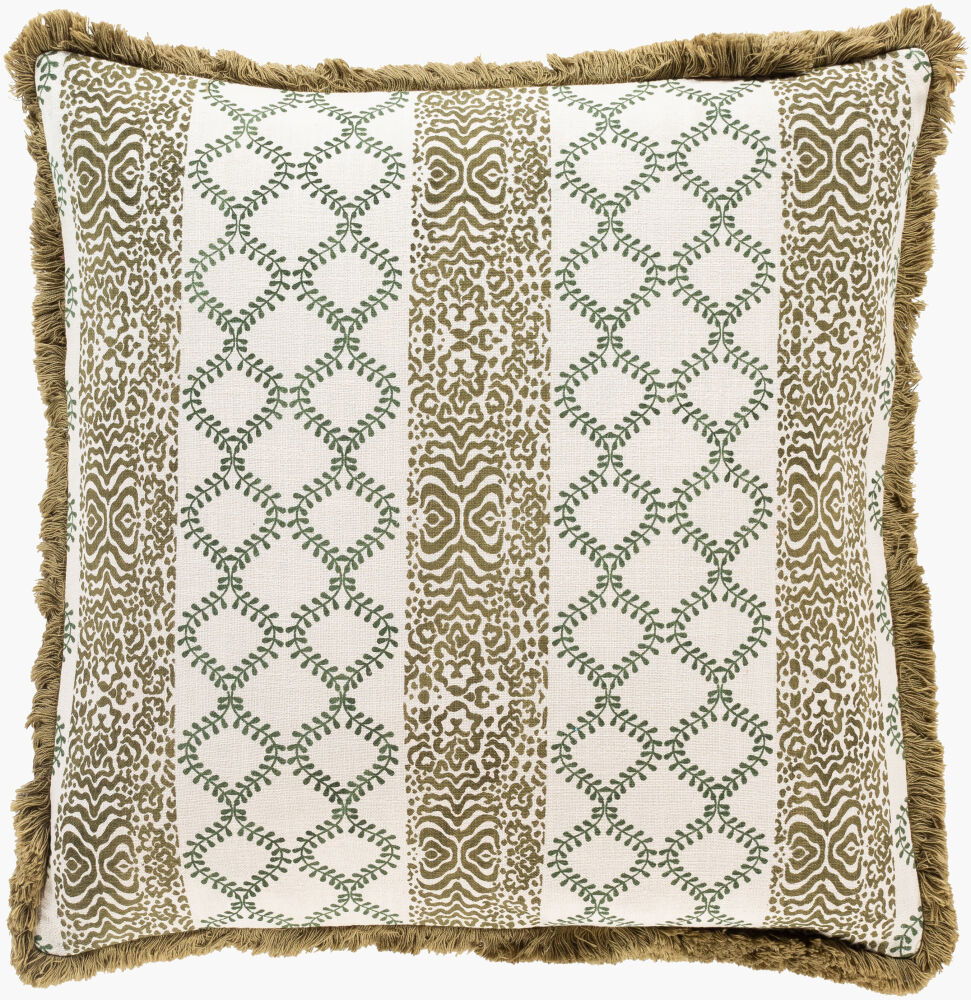 Tanzania Accent Pillow, Decorative Pillow by Surya, 18" length x 18" width