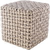 Cordoba Pouf, Ottoman by Surya, 18" width x 18" height thumbnail