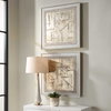 Unpredictable Hand Painted Canvases Set/2, Art by Uttermost, 31" width x 31" height x 2" depth thumbnail 4