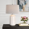 Odawa White Farmhouse Table Lamp thumbnail 1