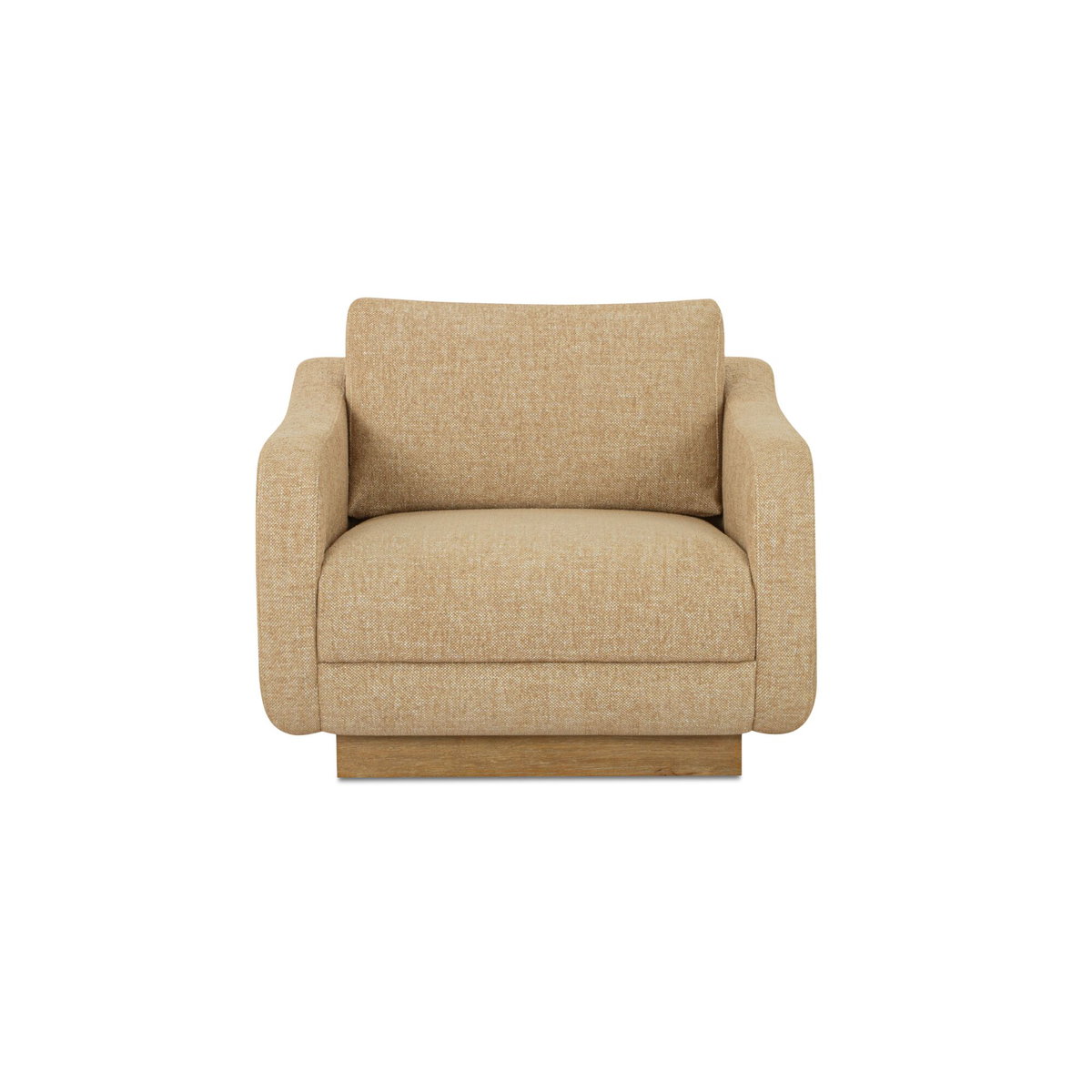 Keane Lounge Chair Ochre, Accent Chair by Moe's Home, 38" width x 31.25" height x 39.5" depth View 1