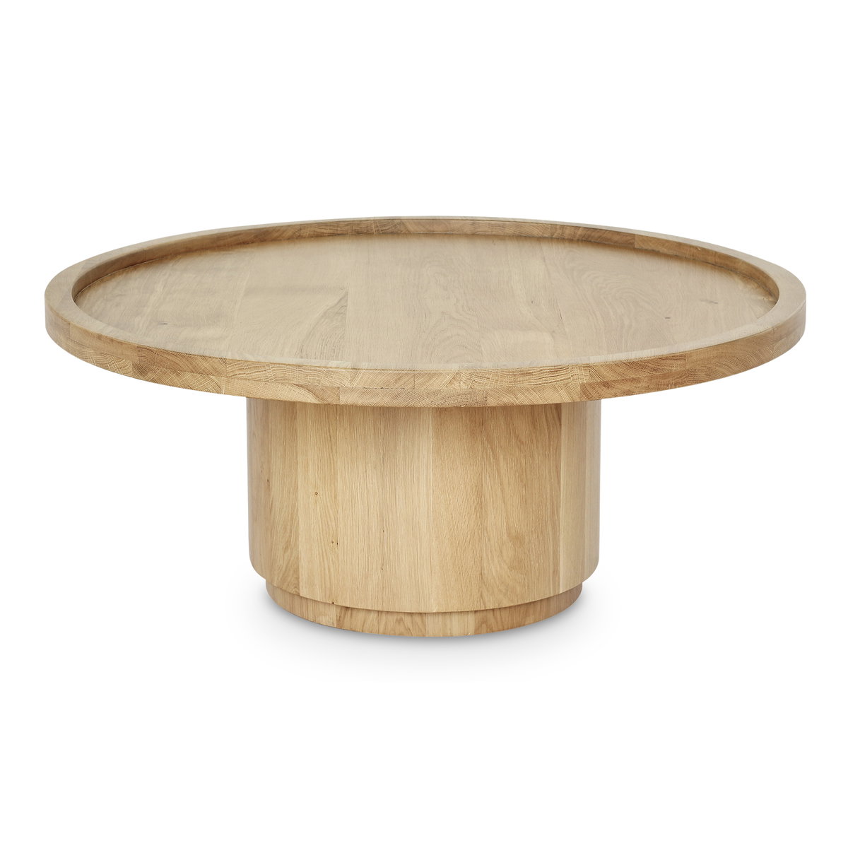 Cohen Coffee Table Natural, by Moe's Home, 38" width x 16" height x 38" depth View 2