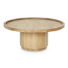 Cohen Coffee Table Natural, by Moe's Home, 38" width x 16" height x 38" depth thumbnail 2