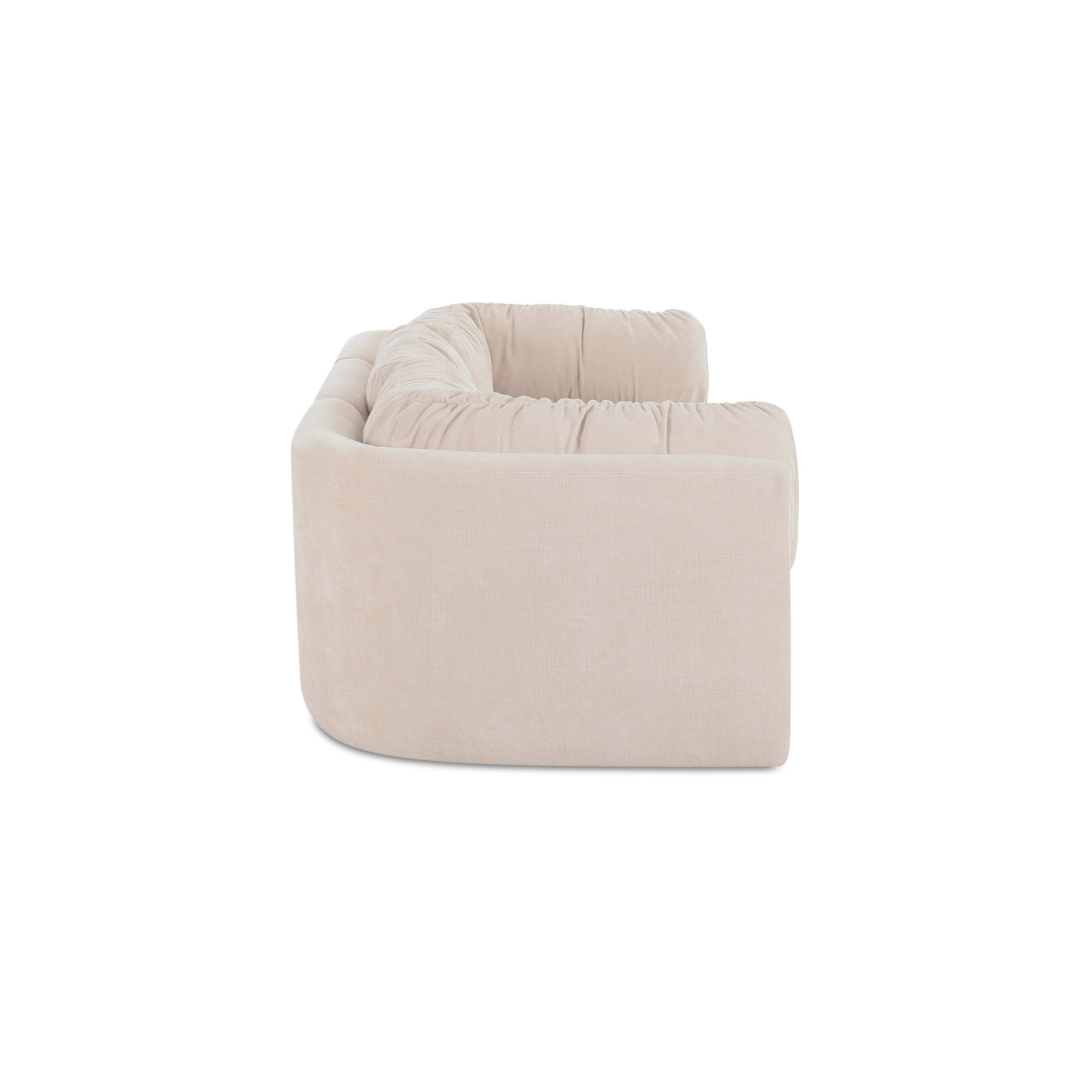 Matina Modular Sofa Oatmeal, Sectional Sofa by Moe's Home, 118" width x 30.7" height x 40.9" depth View 4