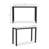 Parson Console Table White, by Moe's Home, 42" width x 30" height x 14" depth thumbnail 9