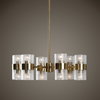 Marinot 12Lt. Chandelier, by Uttermost, 26" width x 9" height x 26" diameter x 26" depth thumbnail 2