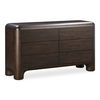 Rowan 6 Drawer Dresser Dark Brown thumbnail 1
