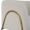 Jacobsen Off White Shearling Accent Chair thumbnail 7