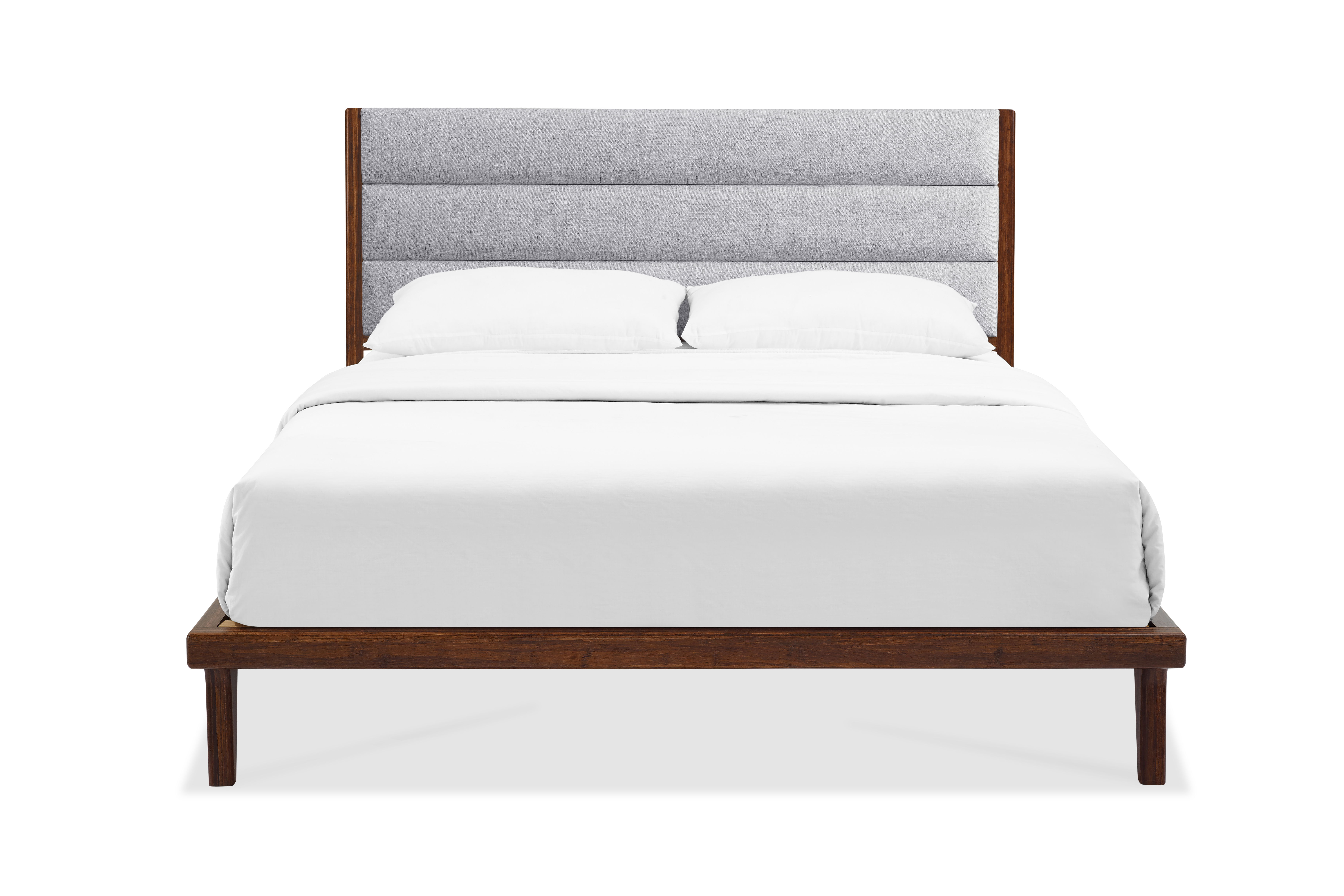 Mercury Upholstered Queen Platform Bed, Exotic, by Greenington, 87" length x 63.5" width x 42" height View 1