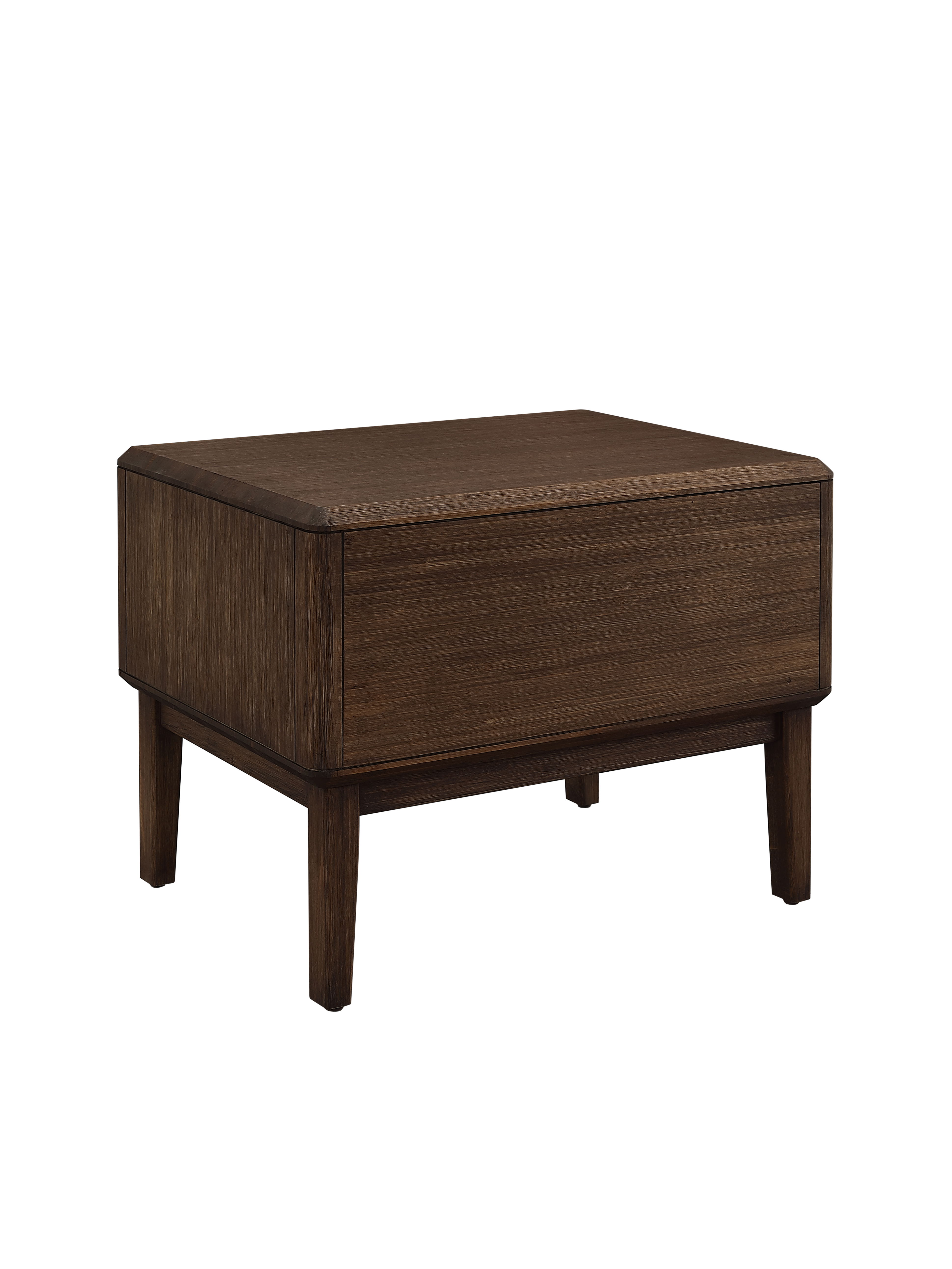Currant Nightstand, Oiled Walnut, by Greenington, 18" length x 24" width x 17.5" height View 4