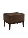 Currant Nightstand, Oiled Walnut, by Greenington, 18" length x 24" width x 17.5" height thumbnail 4
