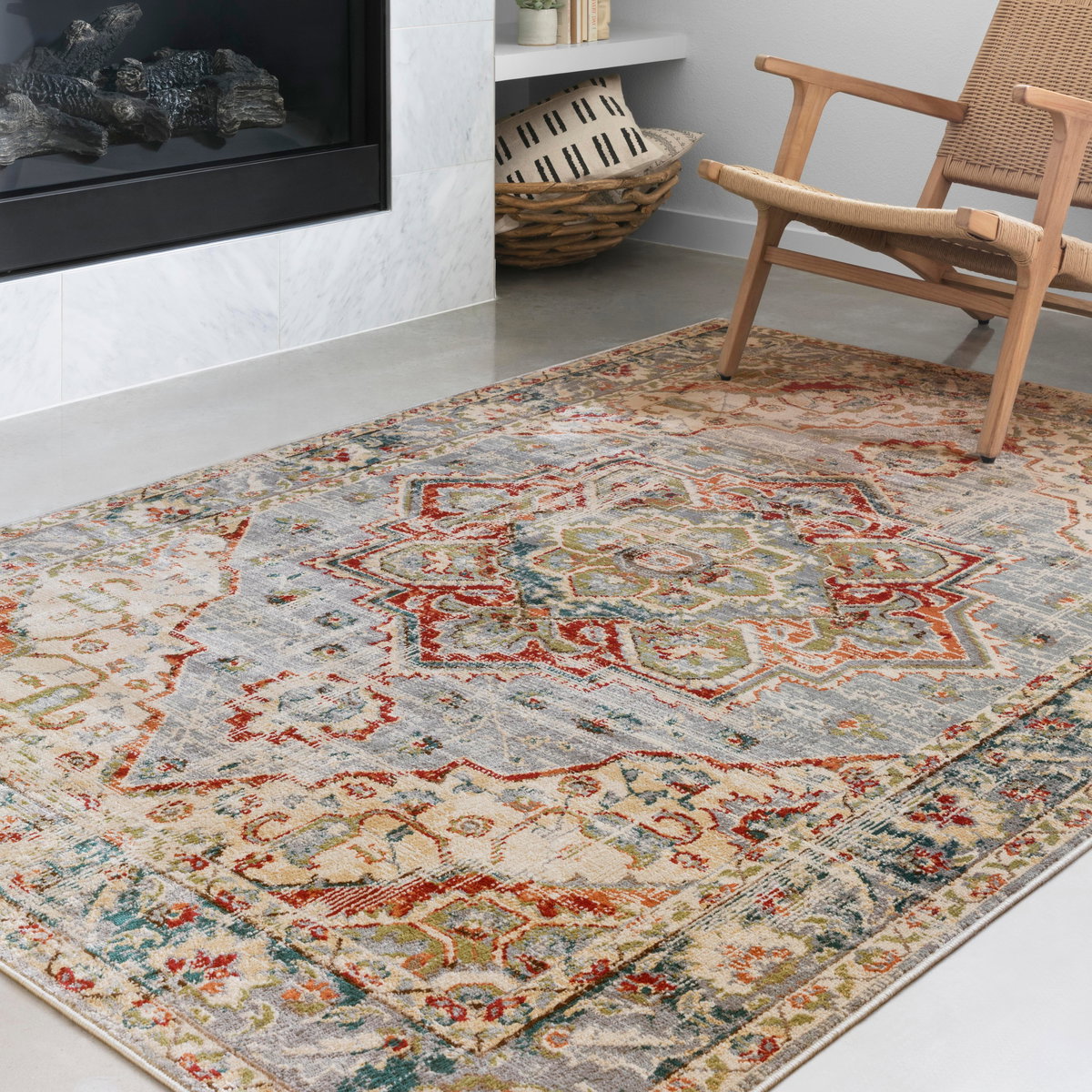 Loloi Isadora Rug, 1'6" length x 1'6" width View 3