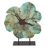 Bahati Wood Blue Sculpture, Figurines & Statue by Uttermost, 19.7" width x 22.8" height x 5.5" depth thumbnail 5