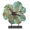 Bahati Wood Blue Sculpture, Figurines & Statue by Uttermost, 19.7" width x 22.8" height x 5.5" depth thumbnail 5