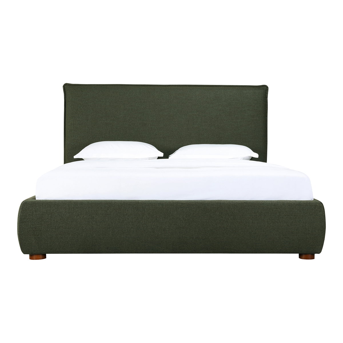 Luzon King Bed Deep Forest, by Moe's Home, 85.5" width x 45.5" height x 88.5" depth View 3