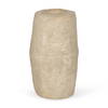 Rama Large Beige Paper Mache Floor Vase, by Mercana, 19" length x 19" width x 33" height thumbnail 1