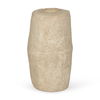 Rama Large Beige Paper Mache Floor Vase, by Mercana, 19" length x 19" width x 33" height thumbnail 1