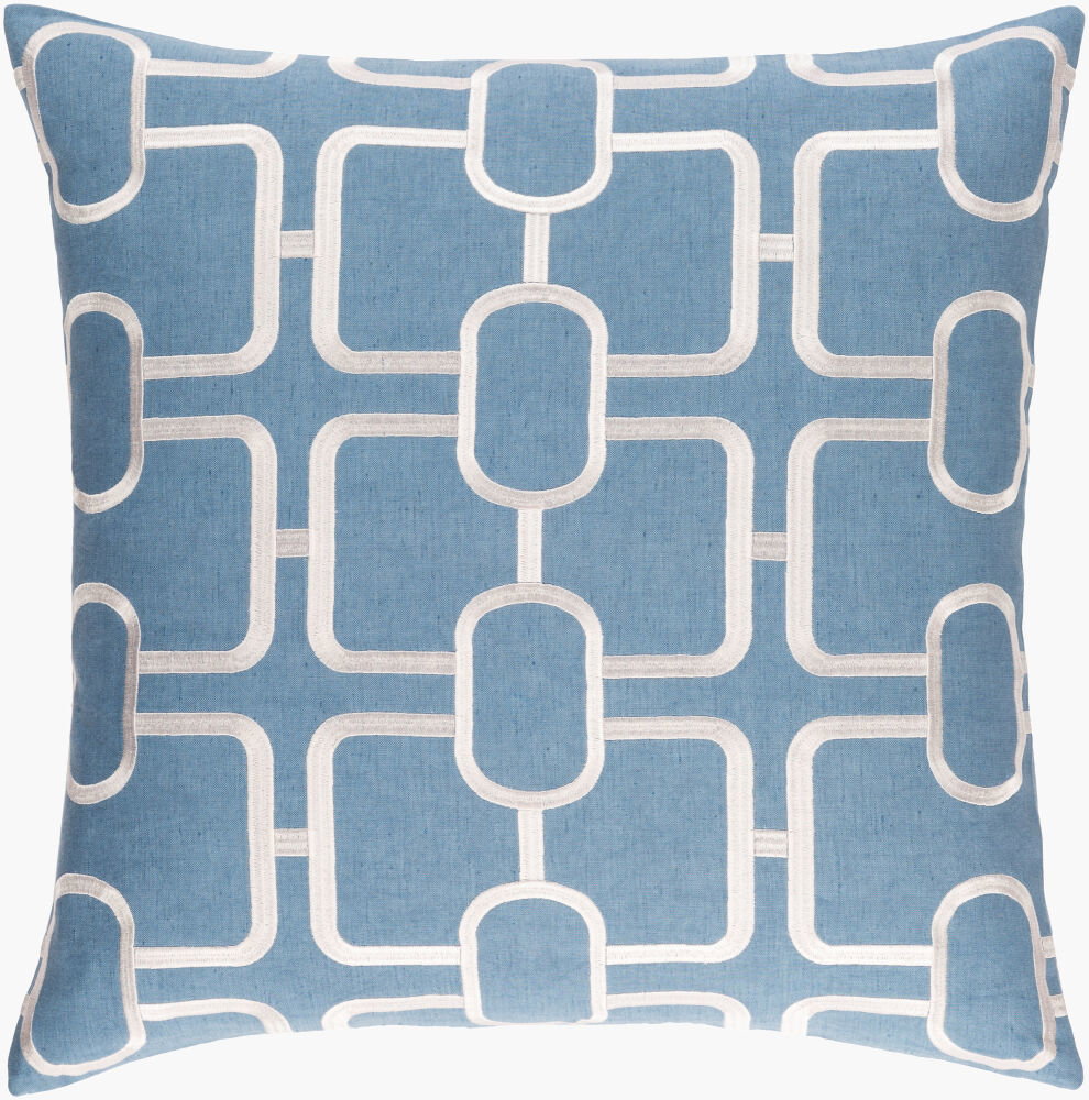 Lockhart Accent Pillow Down, Decorative Pillow by Surya, 18" length x 18" width