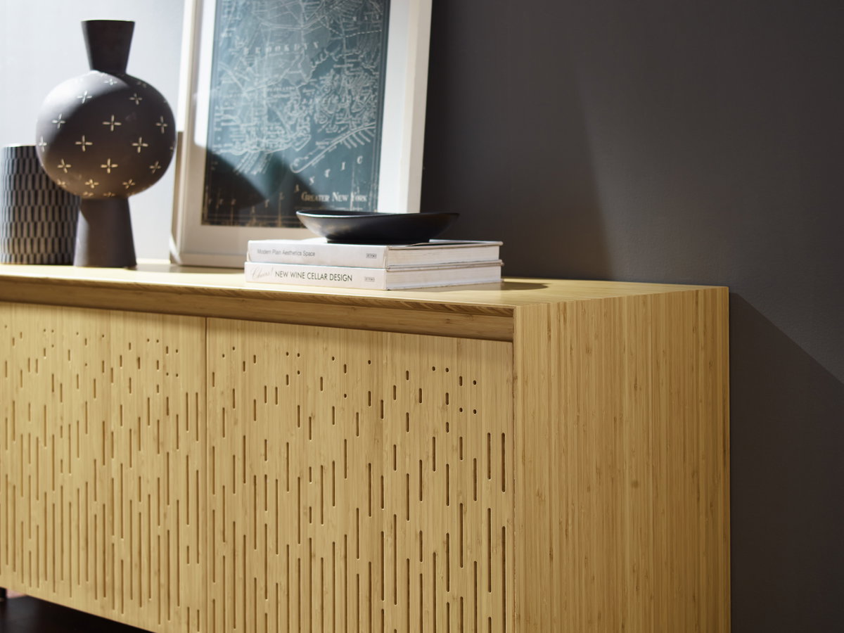 Hanna Console Sideboard, Wheat, Sideboards & Buffet by Greenington, 72" length x 18" width x 28" height View 8