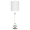 Exposition Nickel Buffet Lamp, Table Lamp by Uttermost, 10" width x 33.5" height x 10" depth thumbnail 4