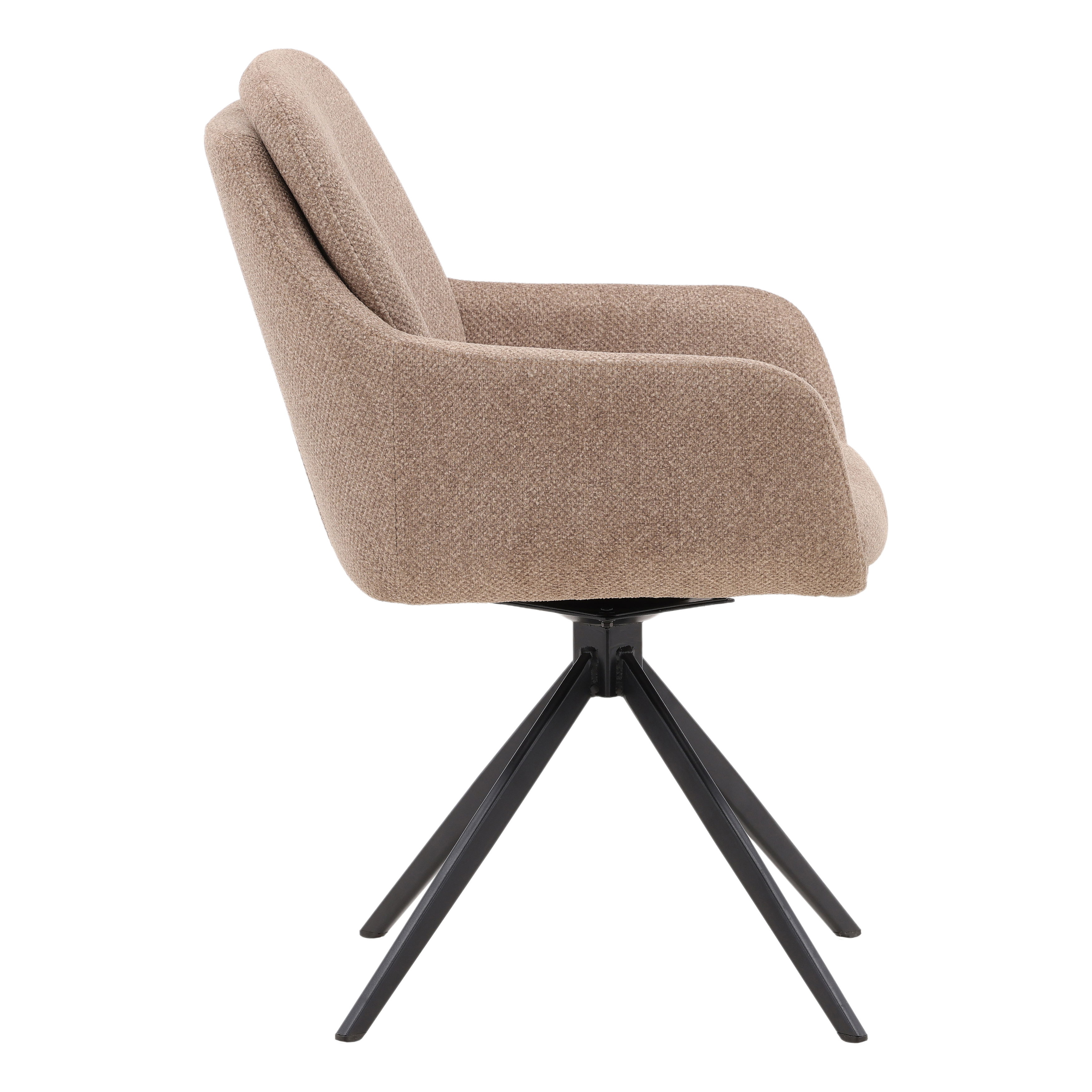 Ravena Dining Chair Set of 2 Sand, by Dovetail, 23.32" width x 34.25" height x 25" depth View 3