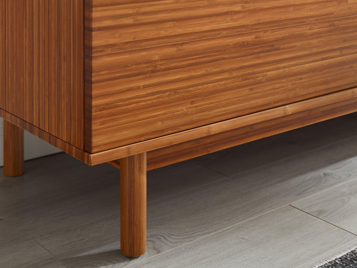 Ventura 4 Drawer Double Dresser, by Greenington, 18" length x 73.5" width x 28" height View 8