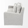 Denly II 92.5 X 38.25 X 34.5 Frost Gray Slipcover Three Seater Sofa thumbnail 6