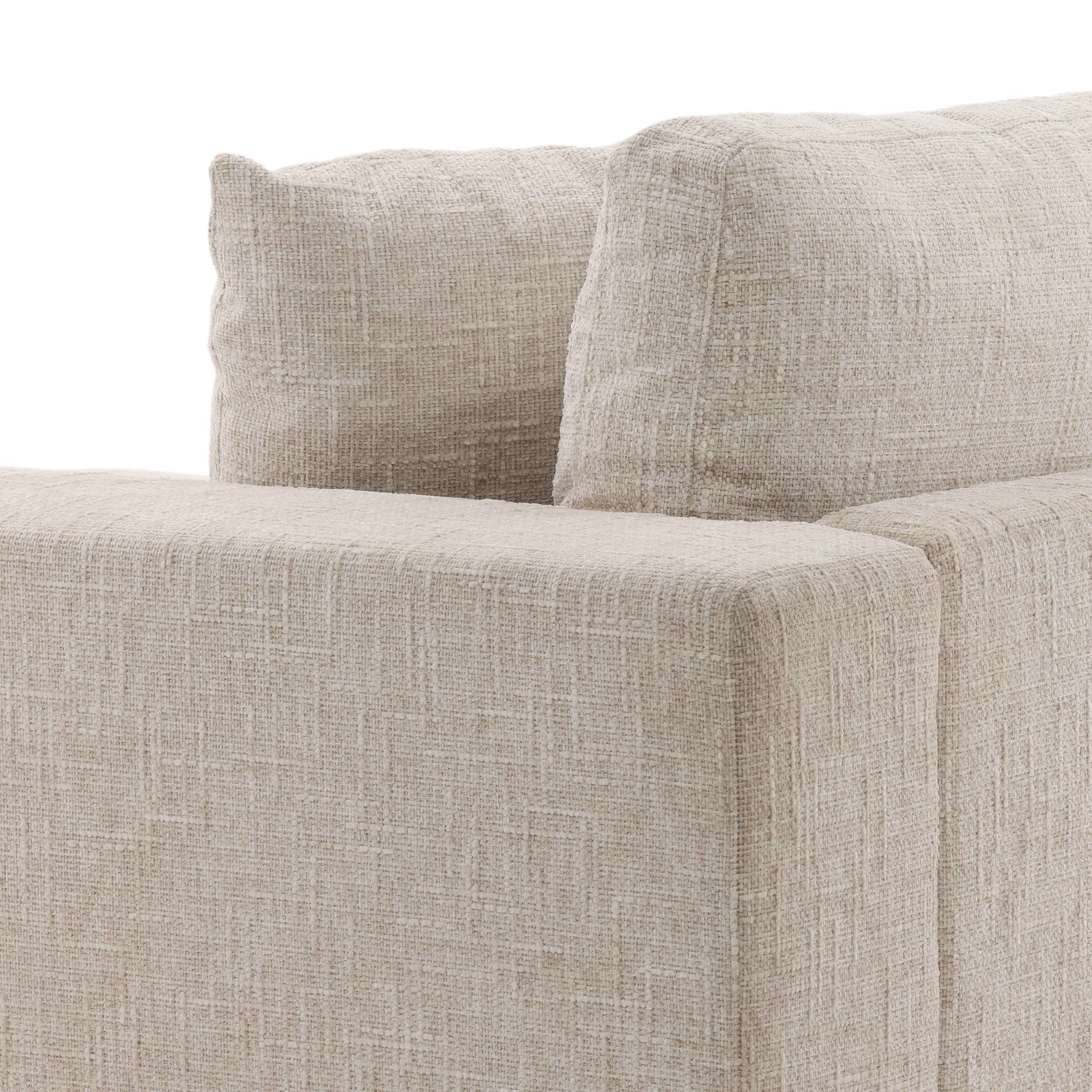 Darina Chaise Sectional Cream Darina Chaise Sectional Cream large image
