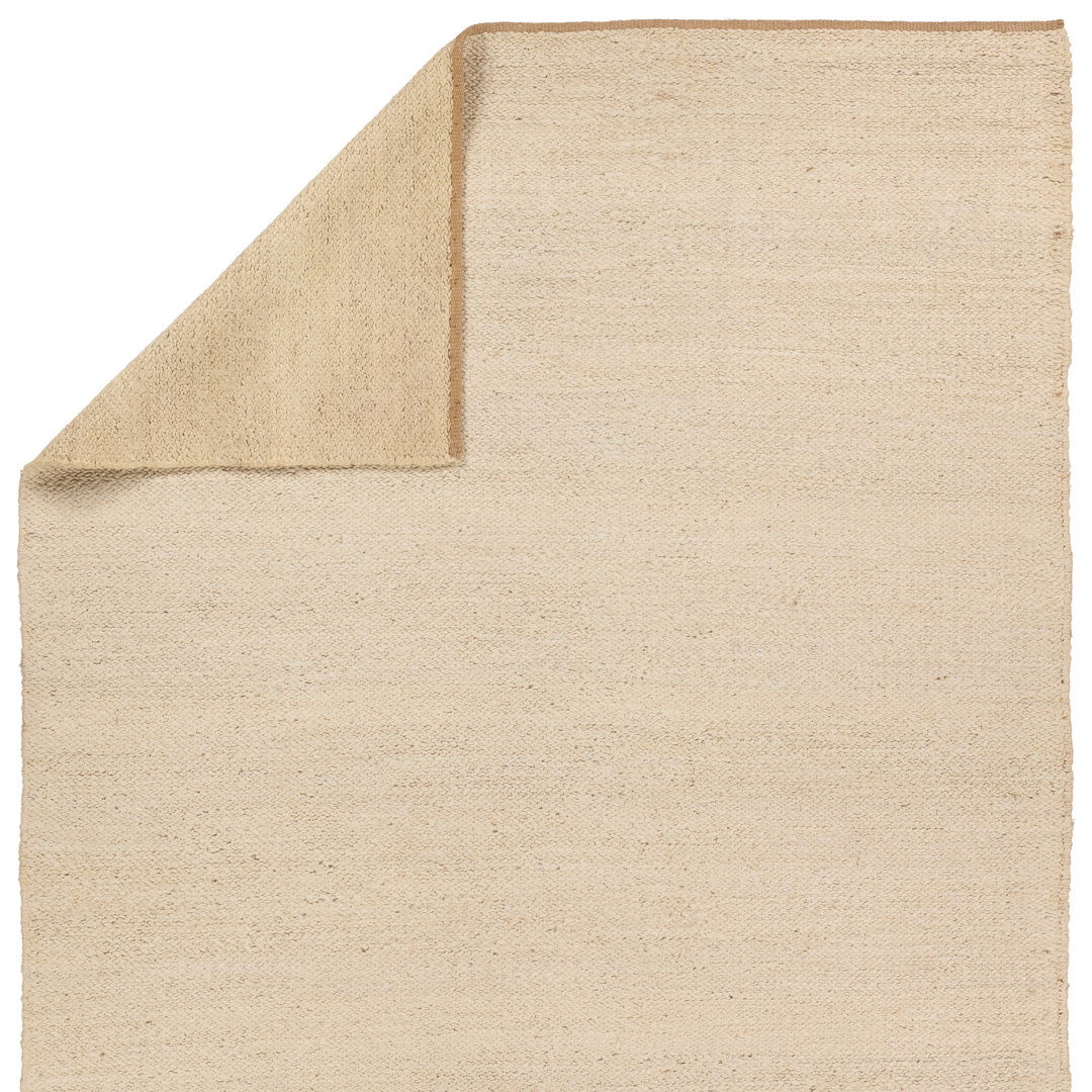 Murrel Handmade Solid Tan Area Rug (8'X10') large image 