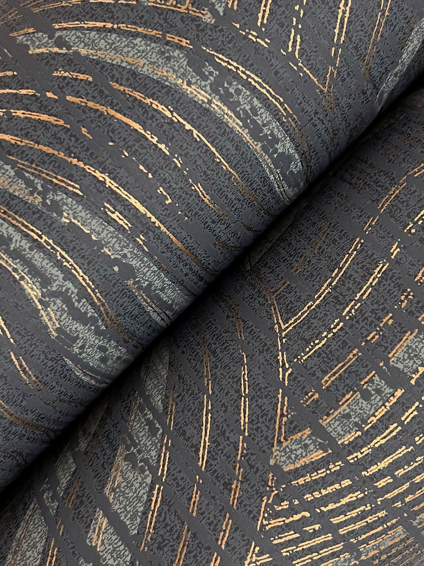 Geodes Black Wallpaper, by York Wall, 27' length x 2'3" width x 0.02" depth View 4