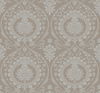 Imperial Damask Beige & Silver Wallpaper thumbnail 0