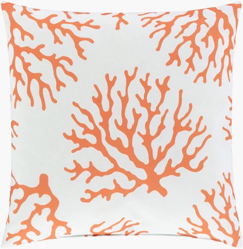 Coral Accent Pillow