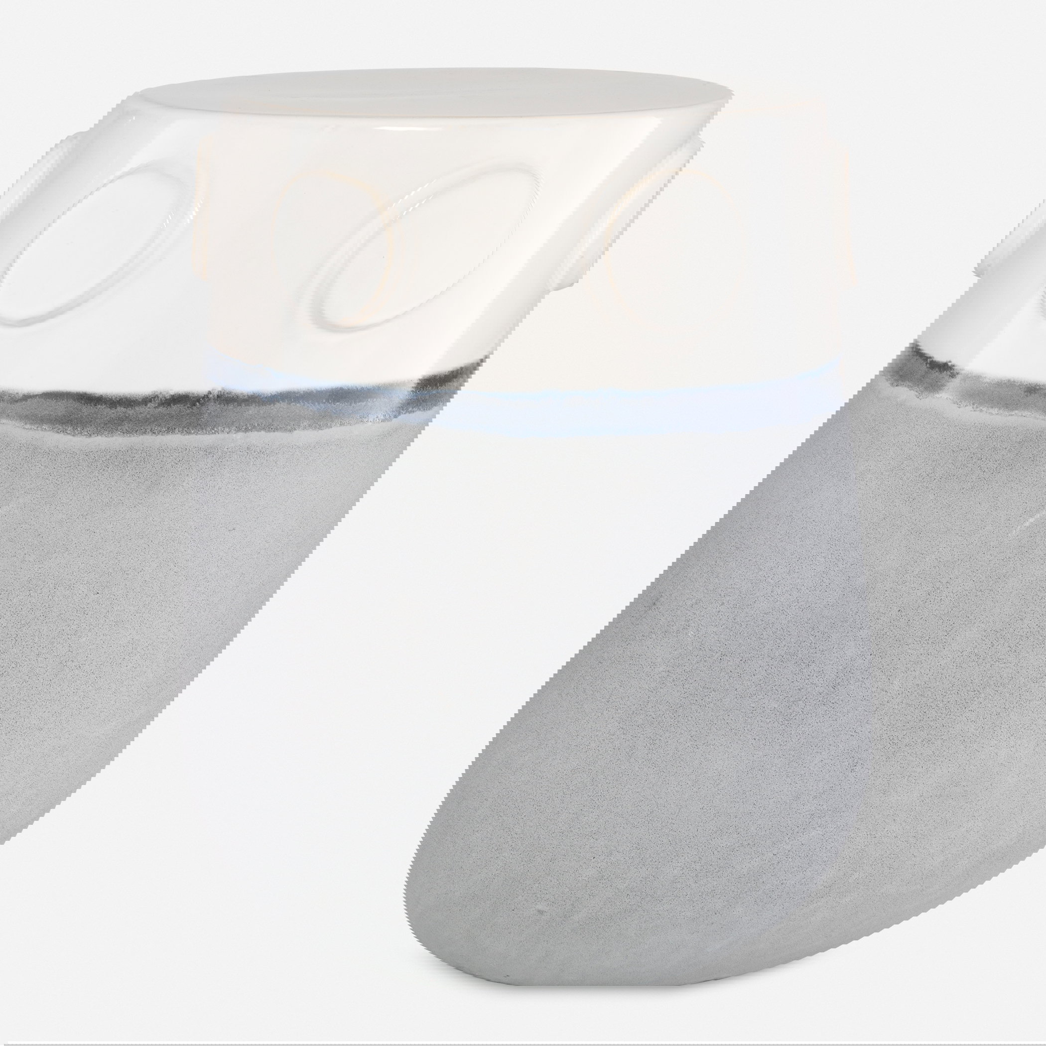 Mulvane Ceramic Garden Stool, Furniture by Uttermost, 14.25" width x 17.37" height x 14.25" depth View 1