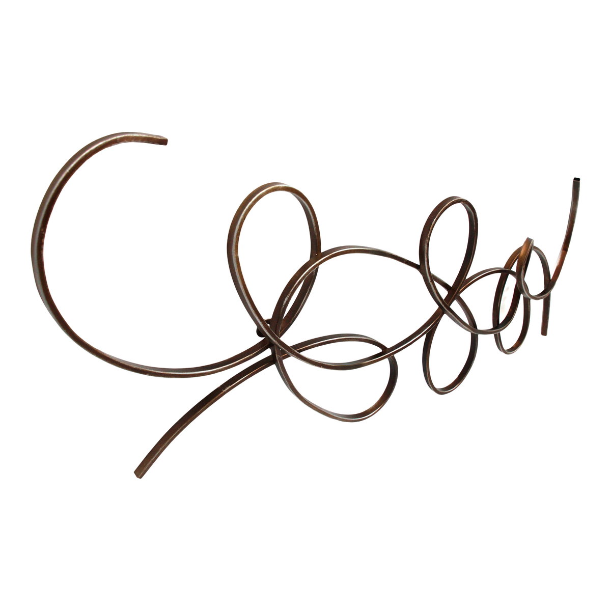 Scroll One Wall Decor Antique Silver, Sculptural Wall Art by Moe's Home, 13" width x 34" height x 2" depth View 2